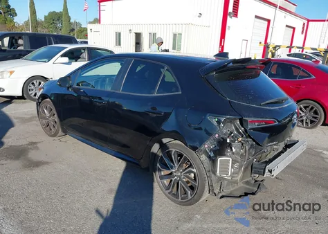 2019 Toyota Corolla Xse из США, поврежденный, VIN JTNK4RBE7K3038056